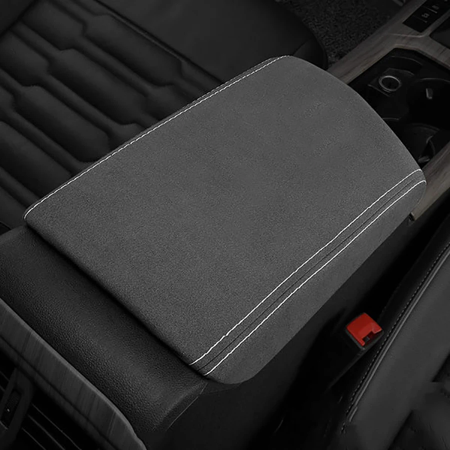 For Alcantara Armrest Lid Box Cover for VW Magotan b8/Passat/CC/Tiguan L