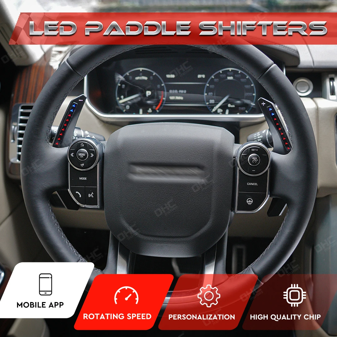 

Светодиодные умные подрулевые переключатели OHC Smart ONE для Range Rover Velar, Sport, Evoque 2011-2022, Land Rover Discovery