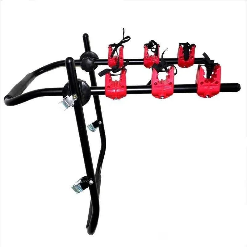 AliExpress 3-Bicycle Sturdy Arm Trunk Mount Bike Carrier Rack Hatchback Rear Holder for AUTO SUV & Car Vehicle Mounted Bicycle Frame