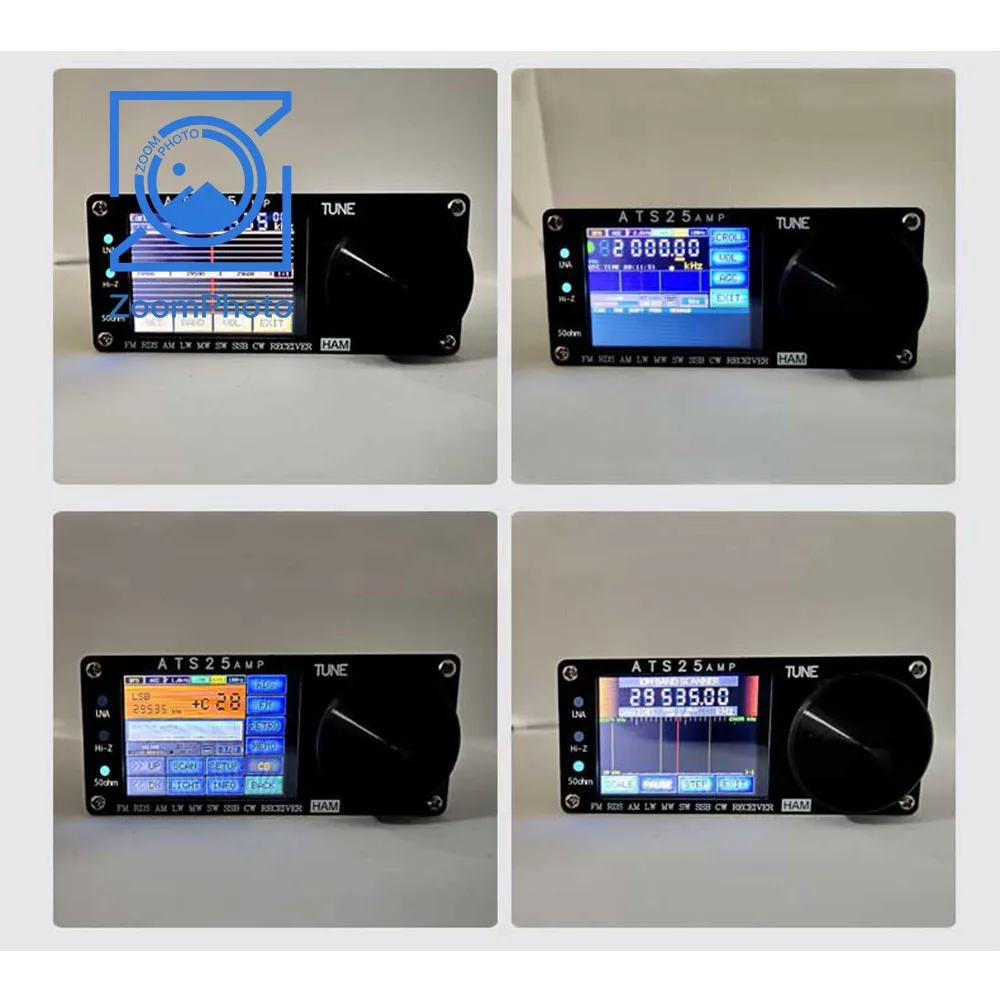 Baru 4.17 Firmware ATS25-AMP 132KHz-30000KHz RDS Full Band Radio Receiver spektrum pemindaian DSP Receiver dukungan untuk fungsi LNA