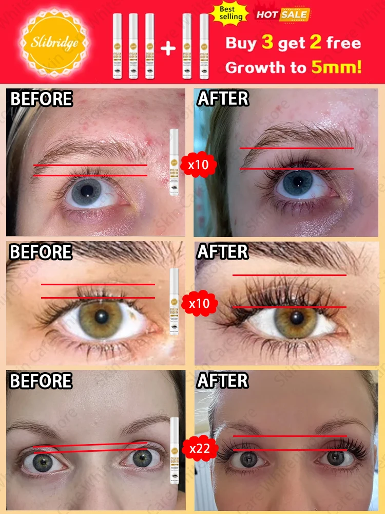 Natural Eyelash Growth Serum For Eyebrow Growth Lengthening Eyelashes Longer Lashes Eyelash Enhancer Product Lash Growth Serum