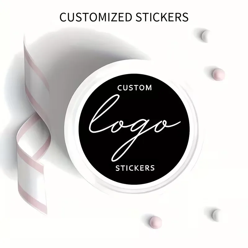Custom Personalized Stickers with Your Own Images and Logos, Round Stickers for Packaging/Wedding Gifts Party Events Signage