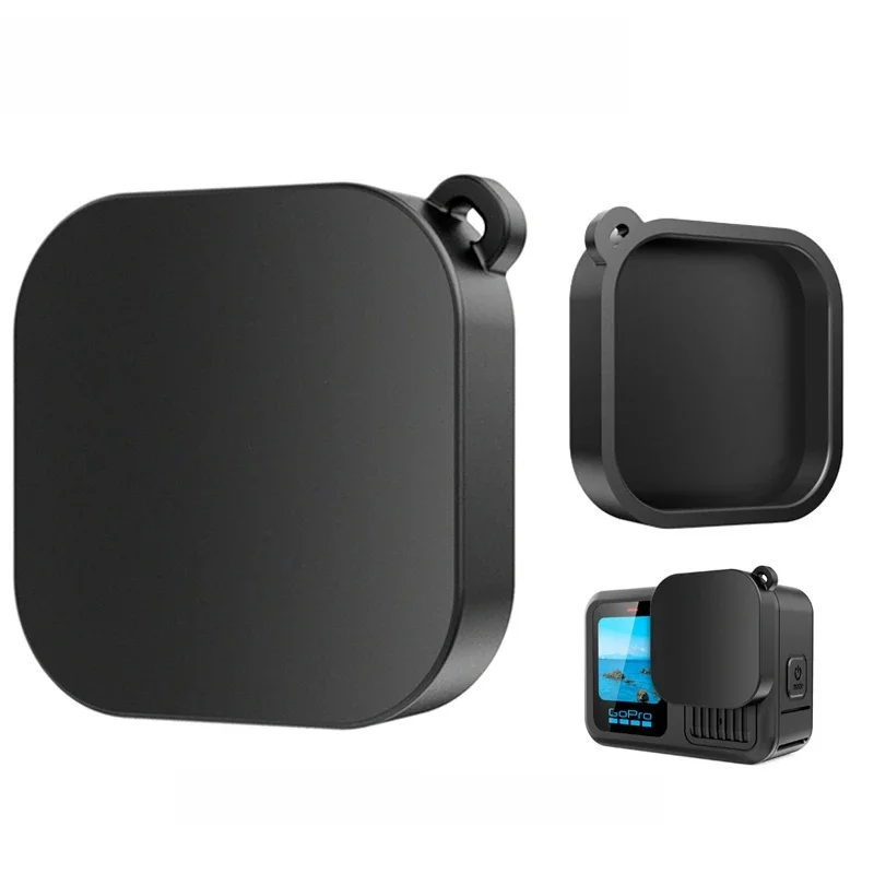 Pour GoPro Hero 13 capuchon d'objectif en Silicone noir Anti-chute résistance à la poussière protecteur de couverture d'objectif pour GoPro 13 accessoires de caméra de sport