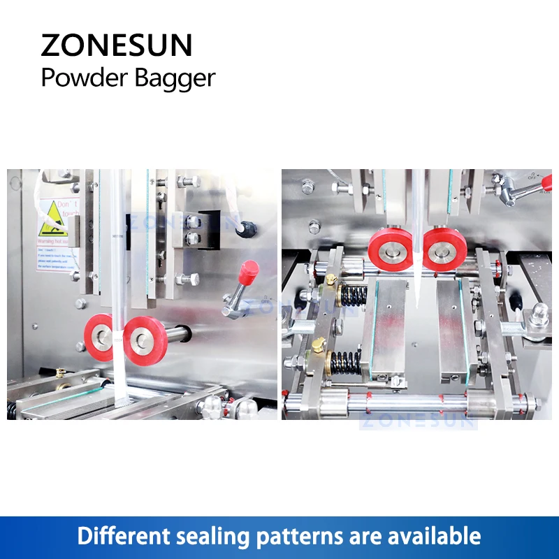 ZONESUN  Powder Bag Filling Sealing Machine Automatic Pouch Sachet 1-100g Spices Milk Coffee Pepper Flour Packaging ZS-FM61