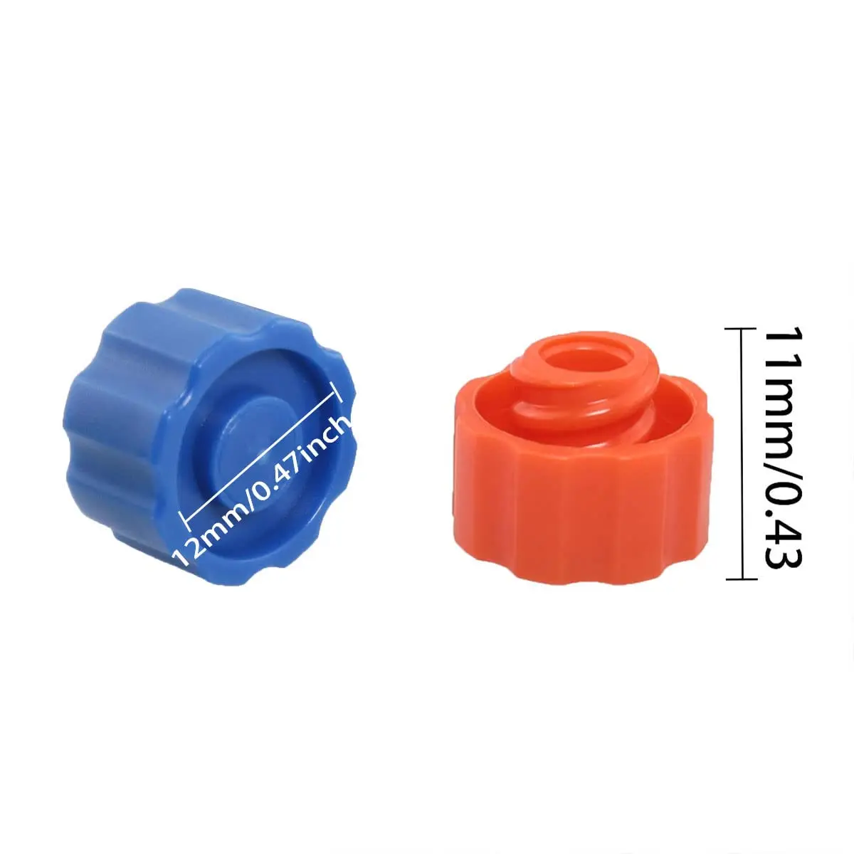 100/200 шт., несколько цветов, клей с замком Люэра, пробка для шприца, винт из полипропилена, заглушка для шприца