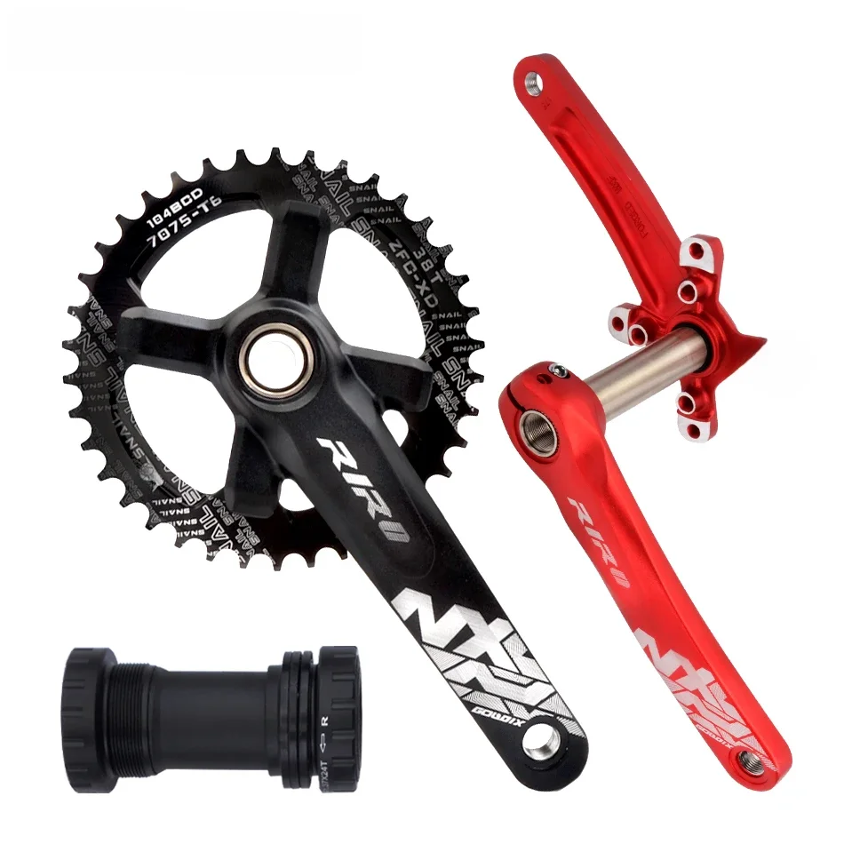 AliExpress GOLDIX NX Bicycle Crankset 104BCD Wide Narrow 32-42T Chainring 170/175mm Forged Crank Compatible