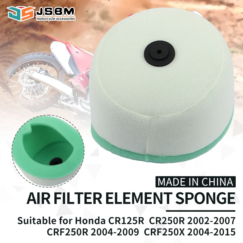 

JSBM Dirt Bike Washable Dual Foam Air Filter For KAWASAKI KX125 97-06 KX250 97-07 KX 125 250 1997 1998 1999 2000 2002 2003-2007