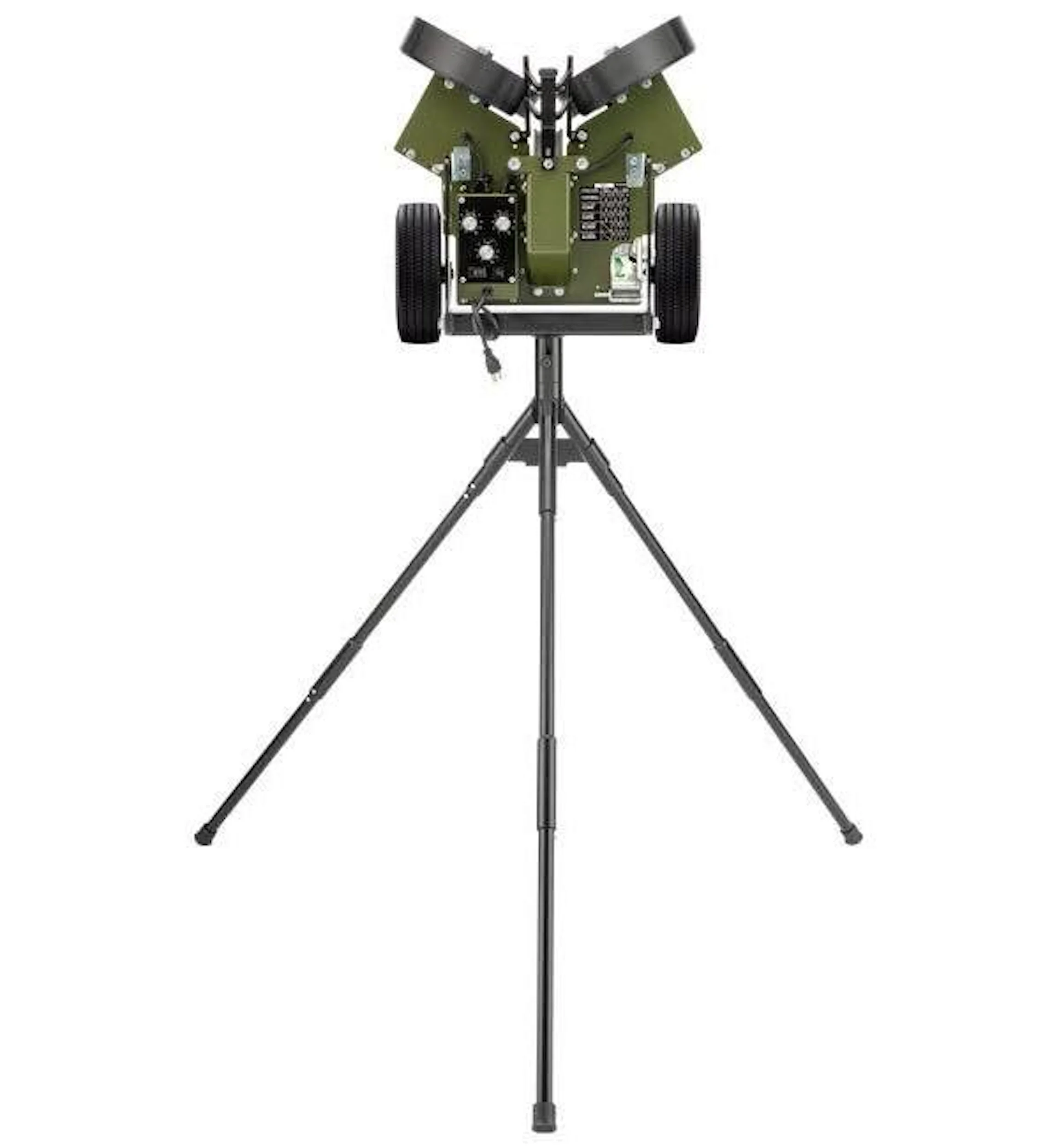 DISCOUNTED Baseball Pitching M.3.X,3 Wheel Aluminum & Steel Machine view 2