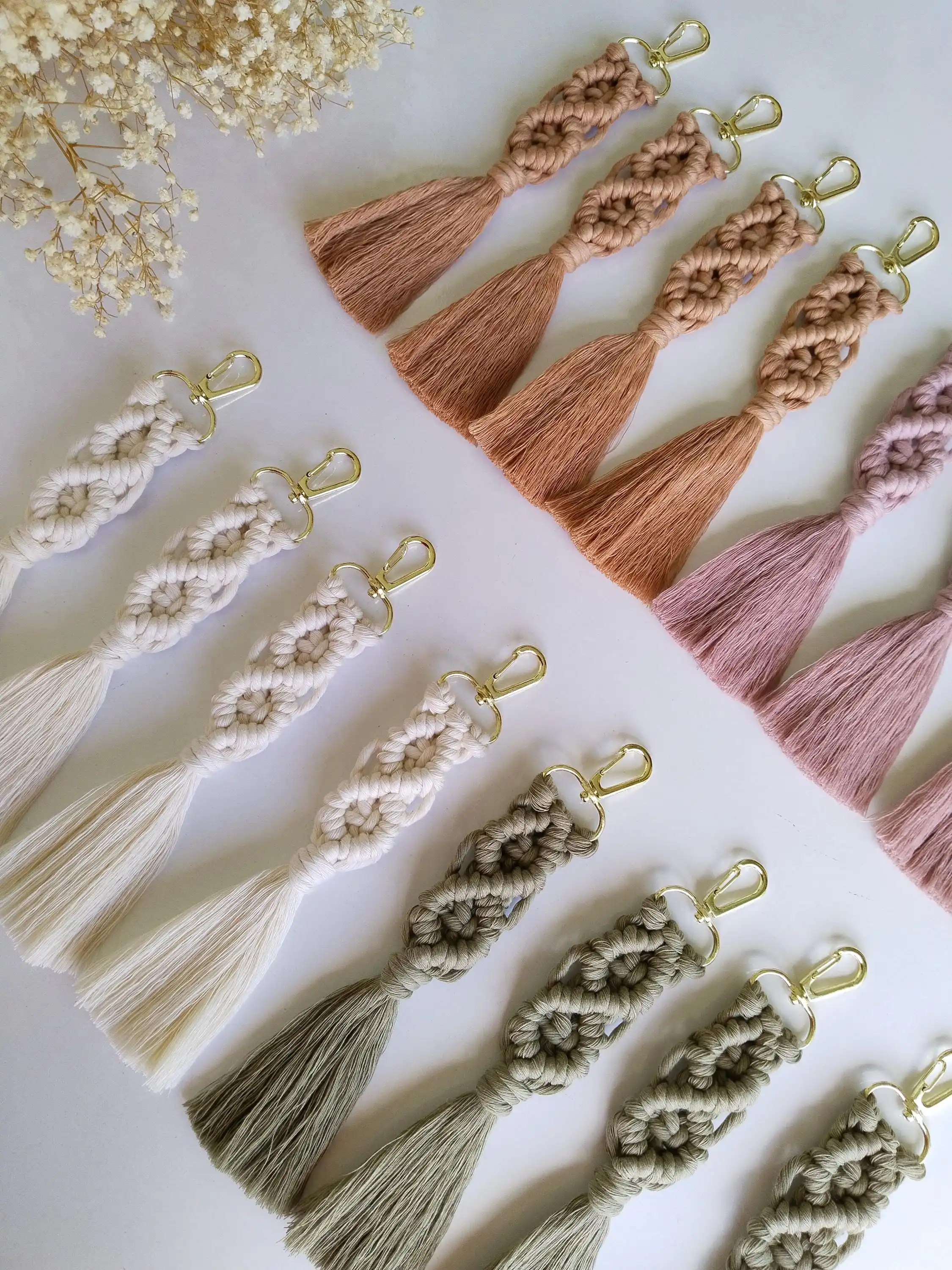 25/50/100 Wedding Gifts In Bulk, Macrame Keychain, Wedding Favors, Baby Shower Gifts, Engagement Gifts, Bridesmaid Gifts