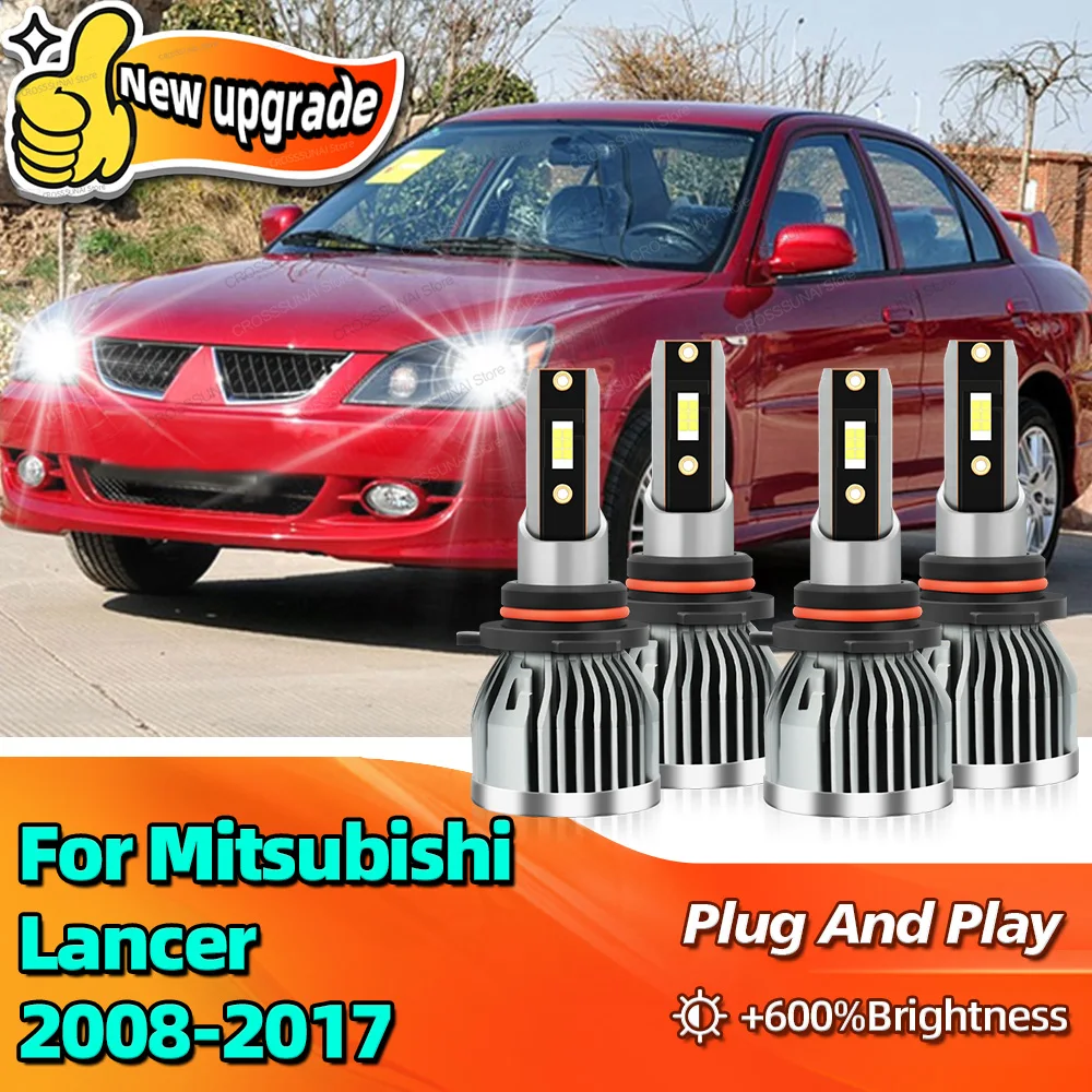 

2/4Pcs Led Lamp 28000LM Headlights Canbus Car Lamp For Mitsubishi Lancer 2008 2009 2010 2011 2012 2013 2014 2015 2016 2017