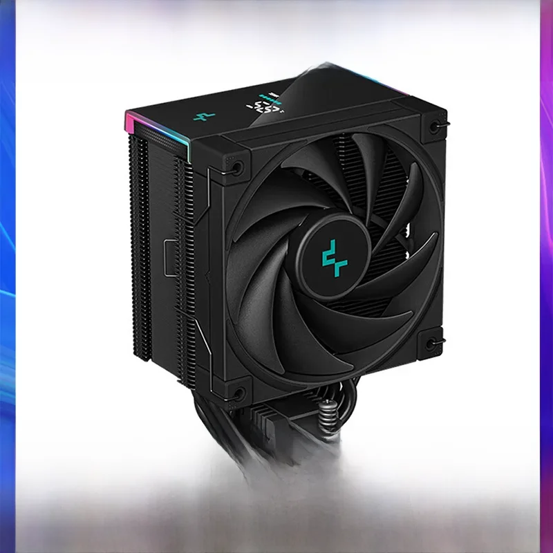 DeepCool AK500S chłodnica procesora z wyświetlaczem cyfrowym 5 rur cieplnych TDP 240W grzejnik 120mm FDB cichy radiator chłodnicy procesora — zdjęcie 2