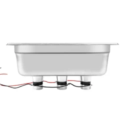 SUS304 Ultrasonic Cleaner Tank 4.5L 180W 40KHz Transducer Wired Accessories for Home Cleaning Machine DIY