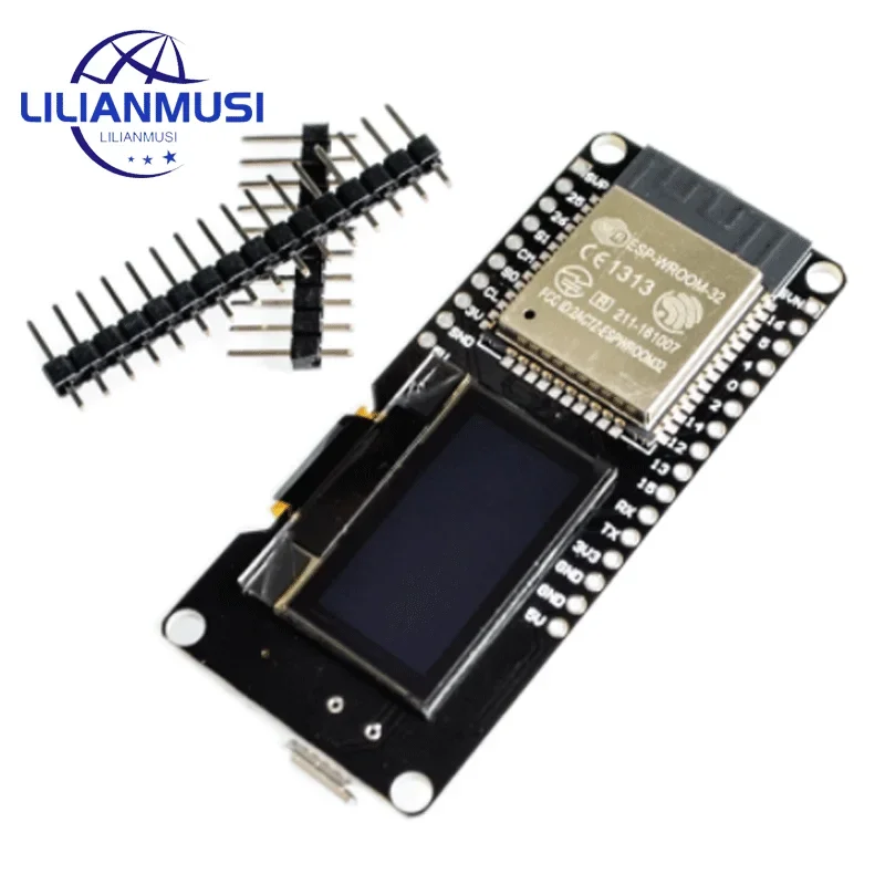 

50PCS ESP32 OLED Wemos WiFi Module+ Bluetooth Dual ESP-32 ESP-32S ESP8266 OLED For Arduino