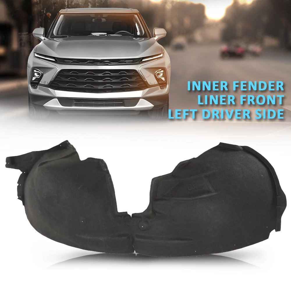 

Внутренняя подкладка крыла, передняя левая сторона водителя, левая сторона, подходит для Chevrolet Blazer Gm1248298, 84730494, черный пластик, прочный, прочный