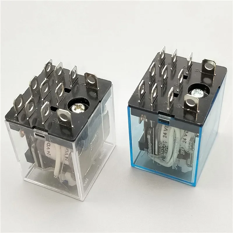 1 sztuk HH63P LY3 LY3NJ JQX-13F przekaźnik 220v 24v 12 v 12 v AC/DC 10A 11PIN srebrny kontakt cewka elektromagnetyczna Micro Mini przekaźnik — zdjęcie 2