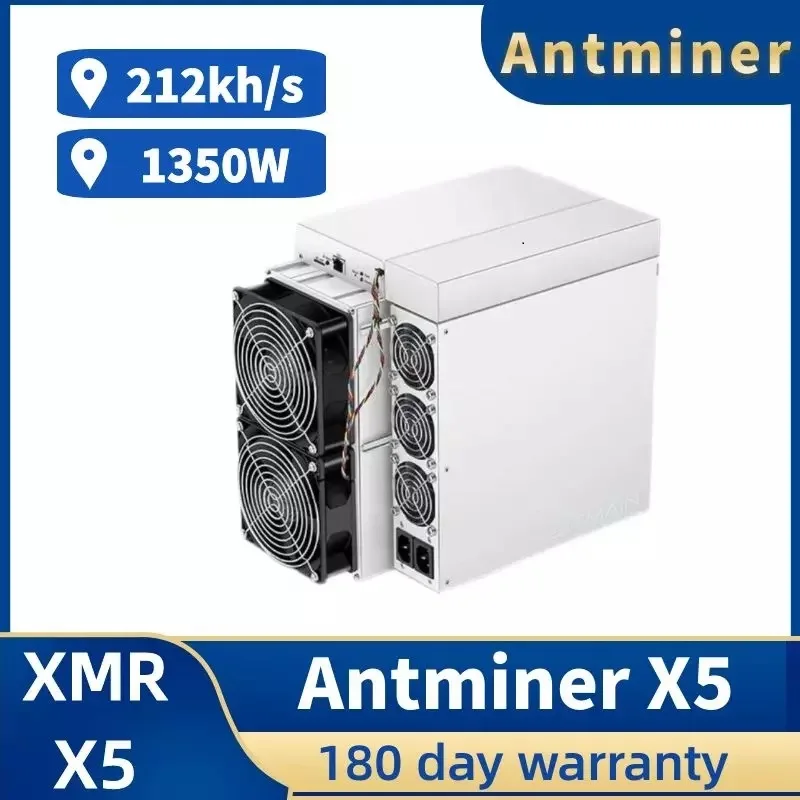 

Купите 3 и получите 2 бесплатно, новый Bitmain Antminer X5 Miner 212KH/S 1350 Вт, устройство для майнинга с меньшим энергопотреблением