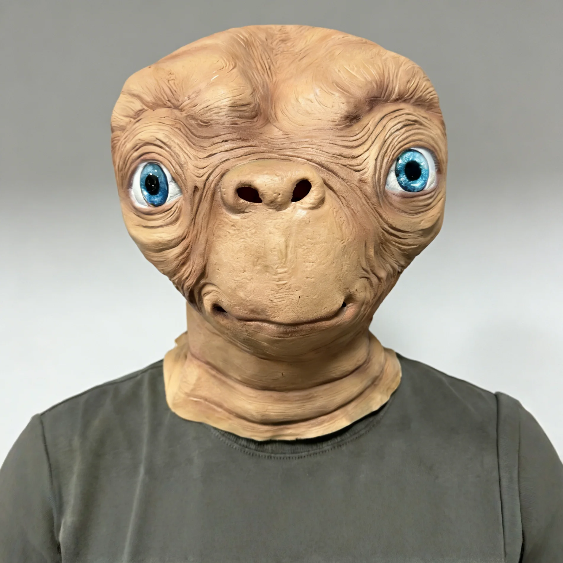 Latex Alien Mask Realistic - Realistic Alien ET Full Head Latex