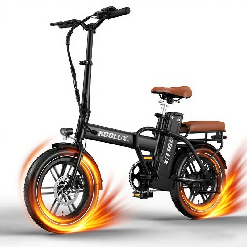 AliExpress KOOLUX X10 UK Stock E-Bike 36V 13Ah 350W Motor 50-65KM Range 25KM/h 32KM/h Unlock 16 Inch Tire Electric Bicycle