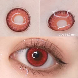 Bio-essence 1 Pair Color Contact Lenses for Eyes Natural Brown Lenses Beauty Fashion Red lense Blue Lenses Green Eye Contact