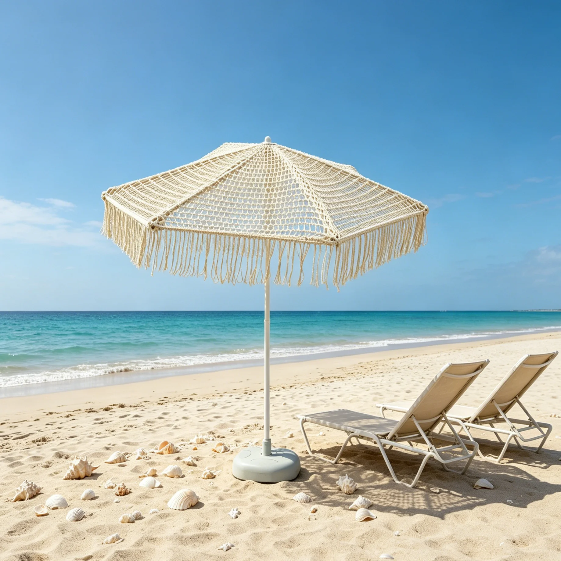 Ombrellone da Patio con Nappe, - Outdoor Furniture Vendors recensione e prezzo