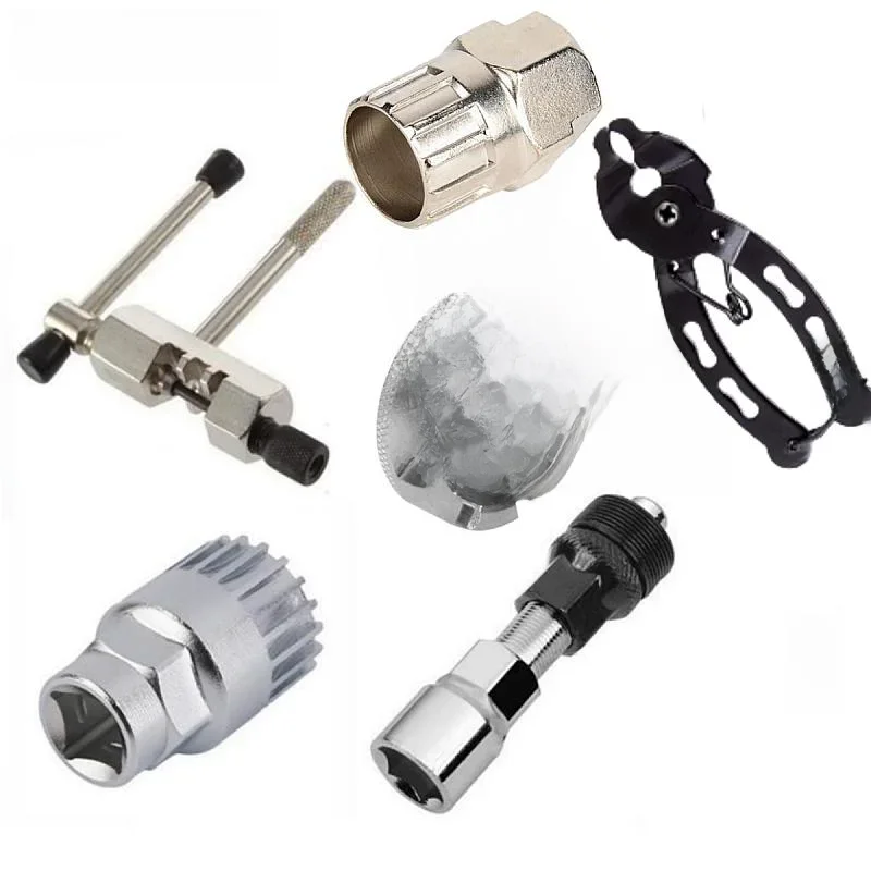 AliExpress 6PCS Bicycle Repair Tool Set Bike Chain Buckle Pliers Chain Breaker Crank Puller Bike Extractor Spoke & Flywheel Remover Kit