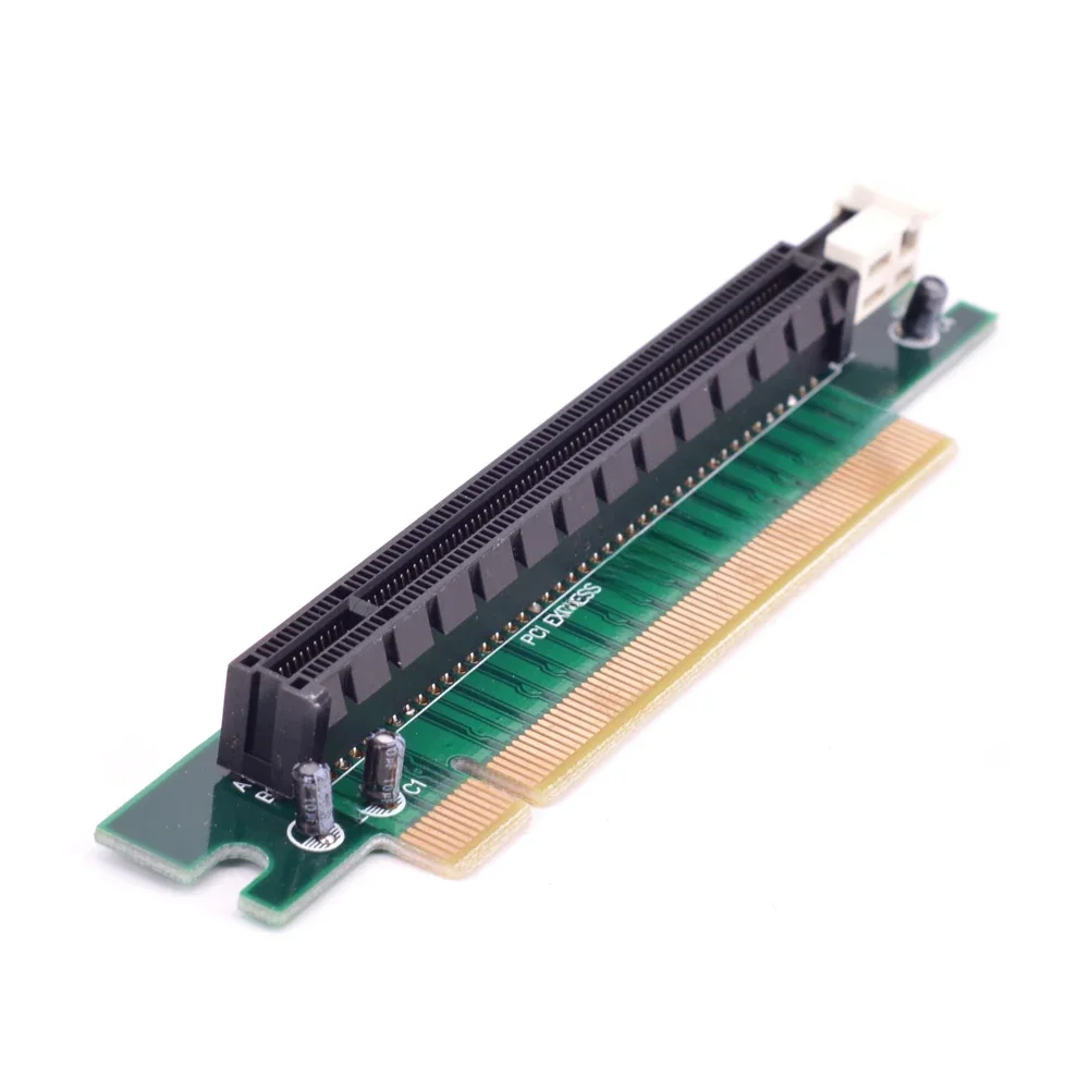 90-stopniowa karta PCI Express 16x męska na żeńską kątowa karta PCI-E x16 do 16x Slot Protect Tool Adapter 1U 2U PC Server Case — zdjęcie 2