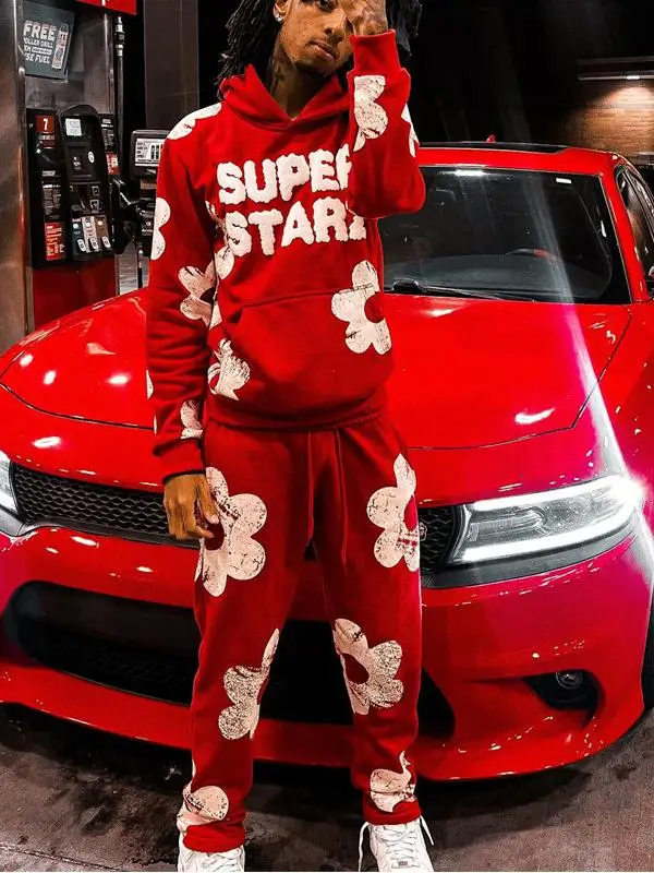 طقم هوديي جديد للخريف والشتاء Y2K Cloud للرجال والنساء من أوروبا وأمريكا، طقم بنطال رياضي كاجوال عصري