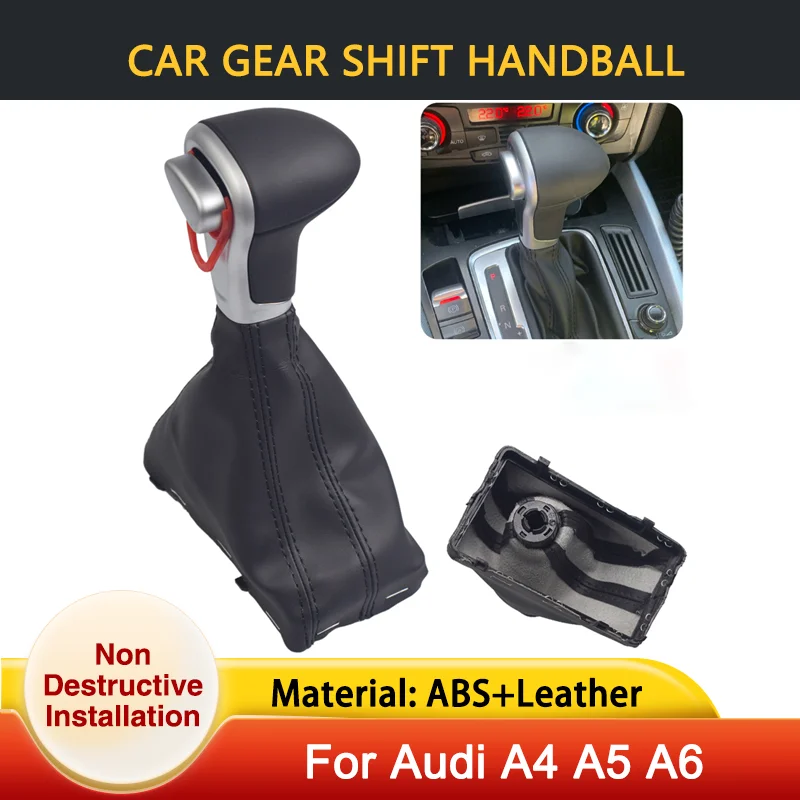 

Для Audi A3 8P A4 B8 A5 A6 C6 C7 Q5 713 139 R автоматическая крышка рычага переключения передач из АБС-кожи Аксессуары