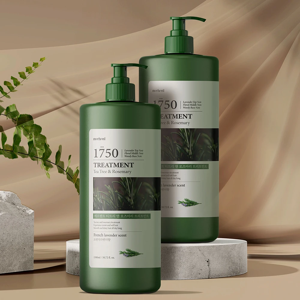 ميرشينت شجرة الشاي روزماري معالجة ذات سعة كبيرة 1500 مل × 1، نوعان من العطر، بلسم الشطف، عبوة شعر، غنية بالبروتين #3