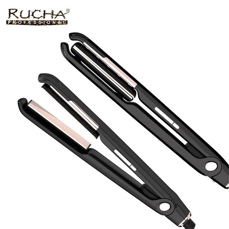 Air Plates Titanium Ceramic Hair Straighteners, Floating Plates for Increased Contact