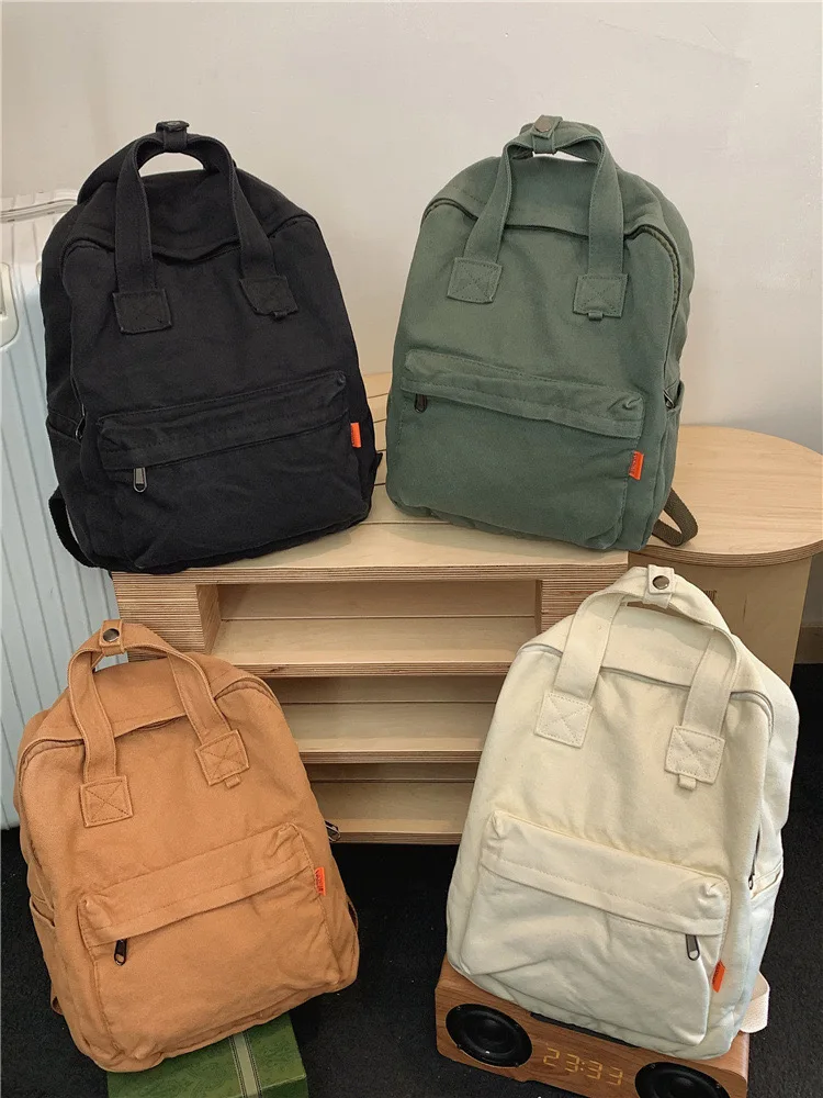 Canvas Backpack Wax Canvas Backpack Back to School Bag Canvas Backpack Vintage Laptop Backpack 15 inch Backpack-canvas rucksack