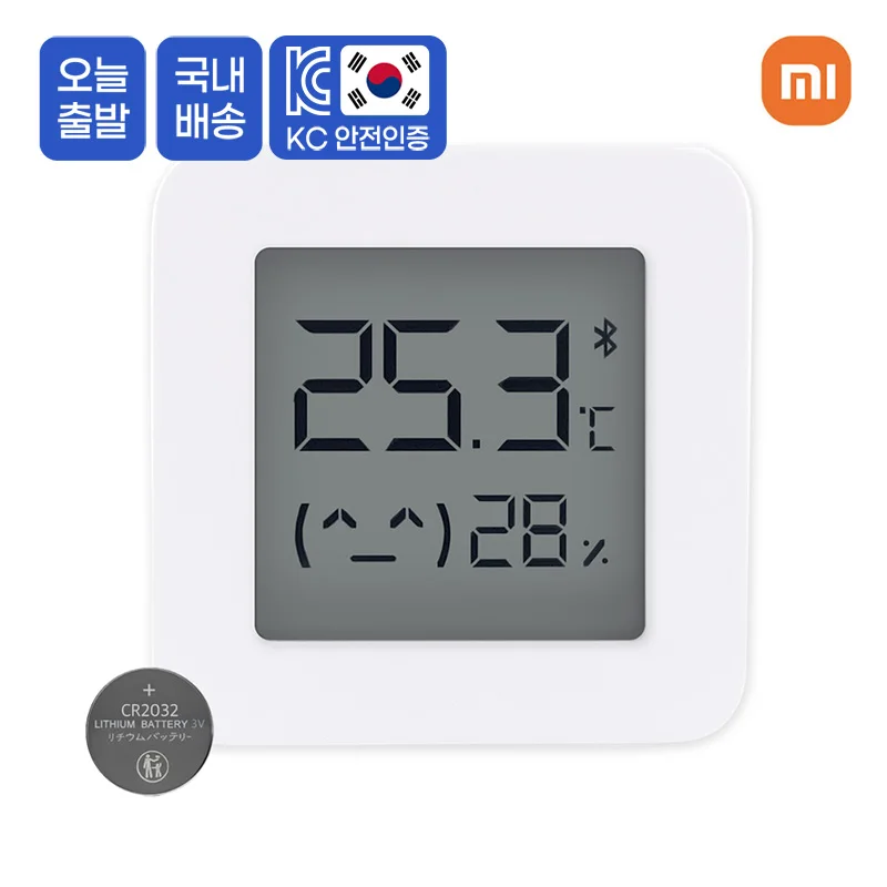 XIAOMI Xiaomi Bluetooth Thermohygrometer Thermometer 2nd generation digital newborn baby thermometer humidity meter Humidometer Daycare Center Kindergarten School Academy _ OJM