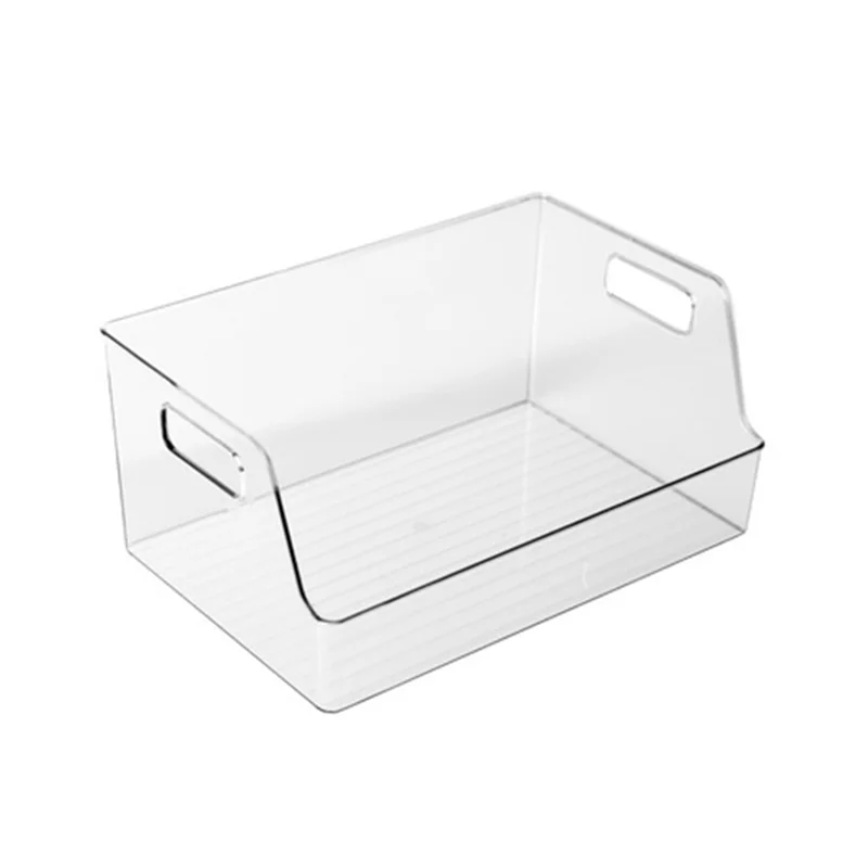 Transparent storage acrylic Kitchen box order box open(large) 3p