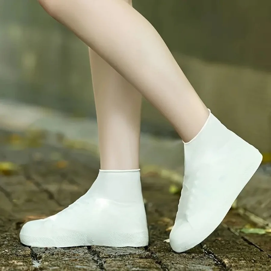 

3 Piece Latex Rain Boots Waterproof Shoe Cover, Resistant To Mud, Comfortable All Day, Suitable for Outdoor Wear