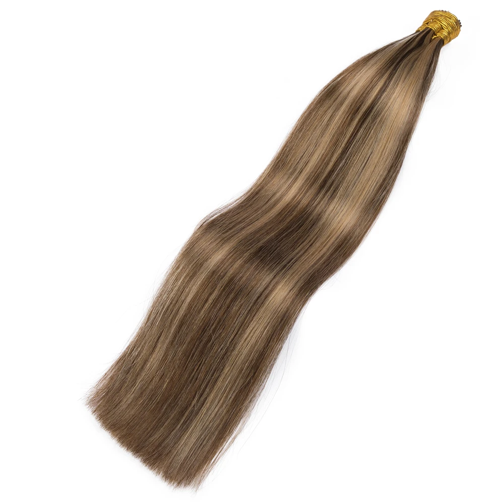 I Tip Hair Extension Straight Human Hair Extensions 40g/50g/ Set Capsule Keratin Natural Fusion Human Hair Extension 12-26inch
