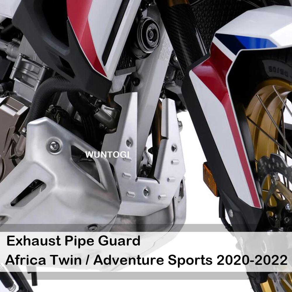 

Africa Twin Accessories Exhaust Pipe Guard For Honda CRF1100L CRF 1100 L 20-22 Engine Guard Skid Plate Heat Shield Guard Fender