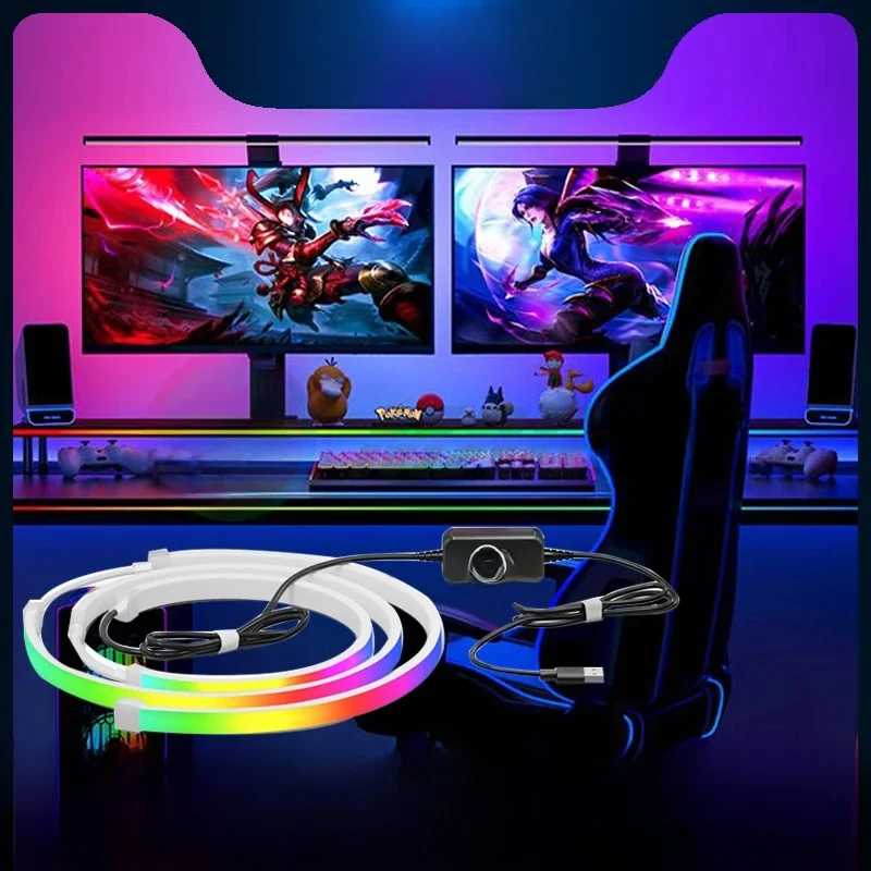 Skydimo Ambilight Lights PC E-Sport Gamer Ambient RGB Strip, Desktop monitor do komputera AURA LED 5V sterowanie oprogramowaniem USB — zdjęcie produktu 7
