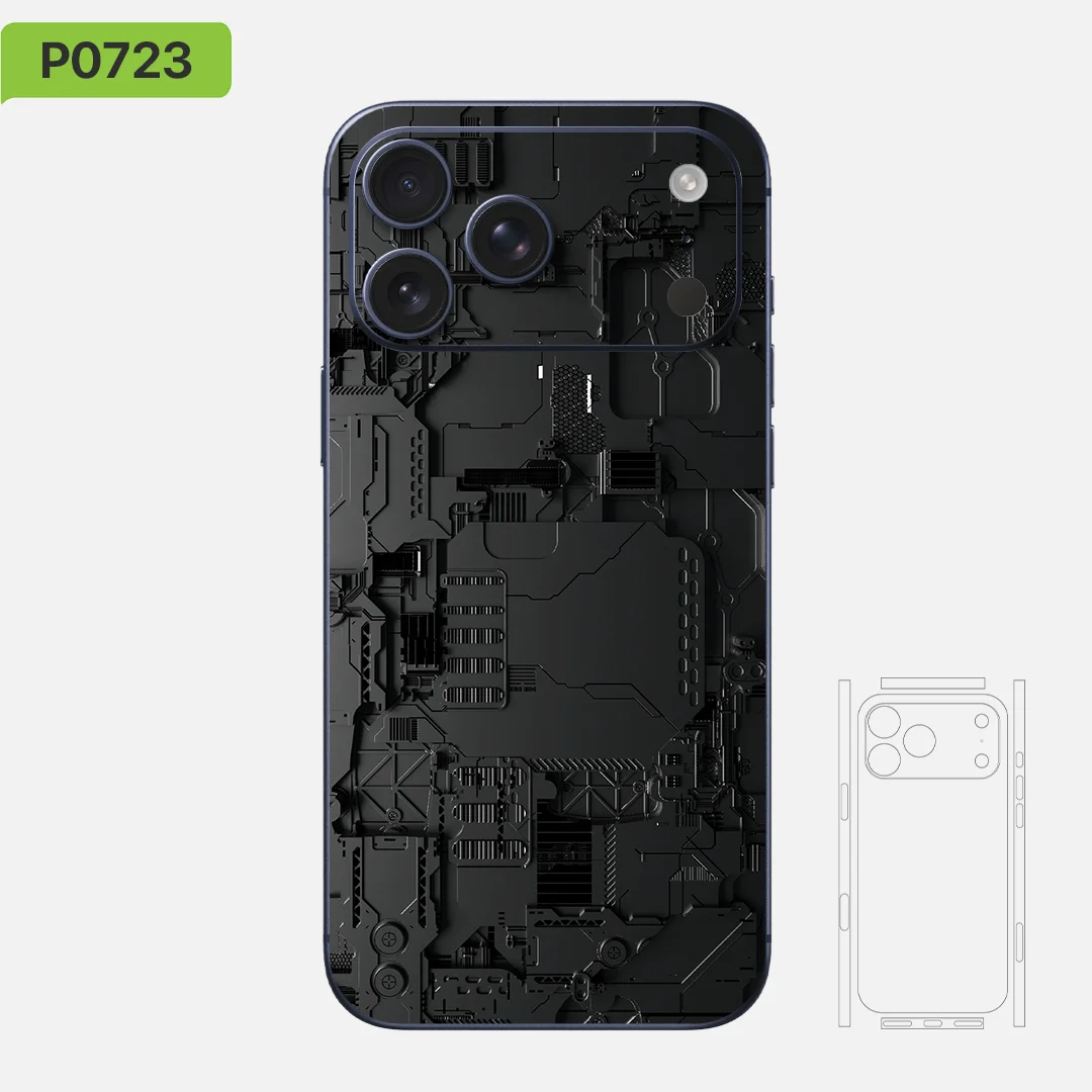 Machine Collection Skin Wrap Decal by Nexa Skins for iPhone 17/16/15/14/13 – Vinyl Sticker, IP033