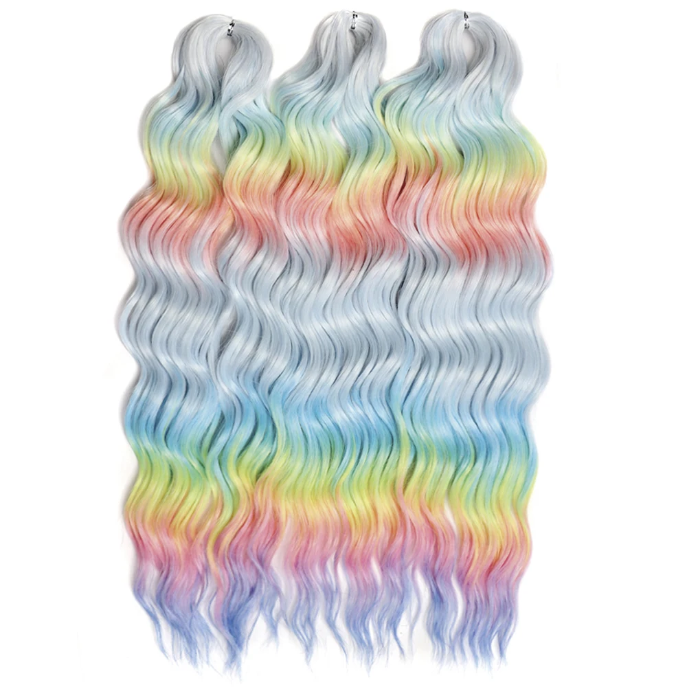 

Волосы Анны, 24-дюймовый синтетический парик с глубокими волнами для женщин, термостойкий, легко укладыши, топпер из человеческих волос Remy