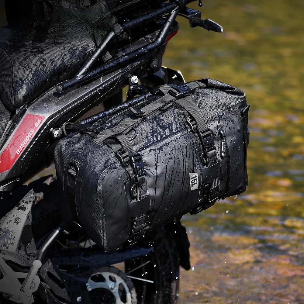 AliExpress Rhinowalk-Waterproof Motorcycle Tail Bag for Men, Rear Luggage Bag, Motorcycle Accessories, 15L, 100%