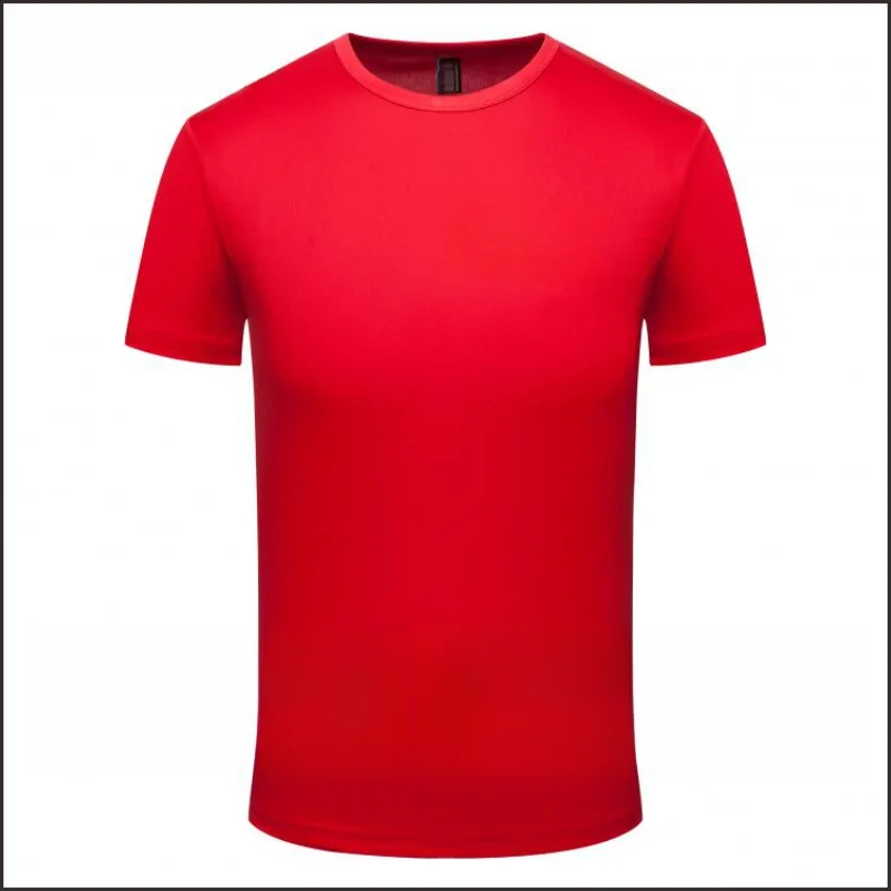 Casual col rond t - shirt personnalisé Speed Dry shirt respirant manches courtes impression logo icône Sport broderie Outdoor Summer