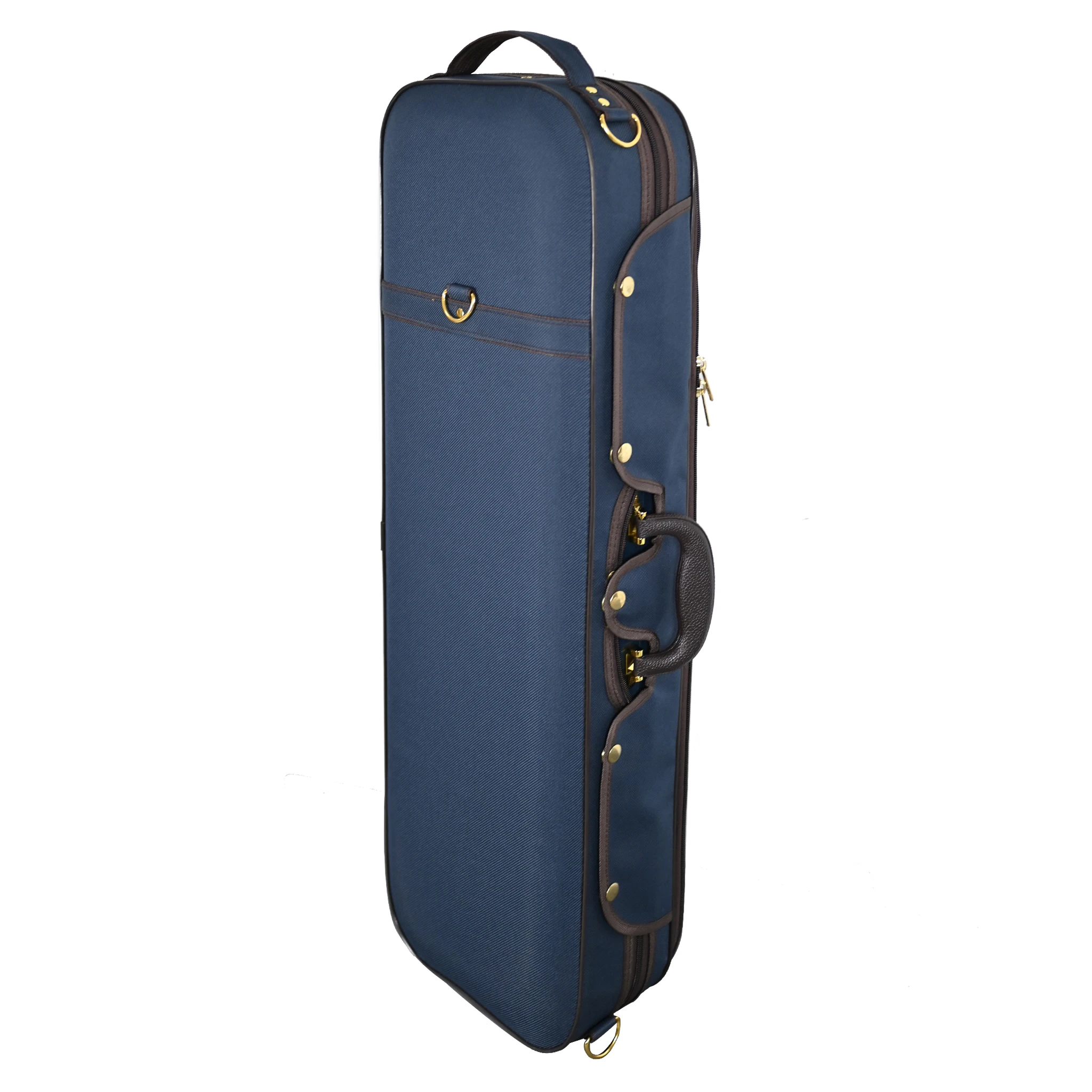 حافظة الكمان أكسفورد القماش رغوة صندوق الكمان مربع مع مقياس الرطوبة الكمان حقيبة للتخزين حافظة حماية الآلات الموسيقية #5