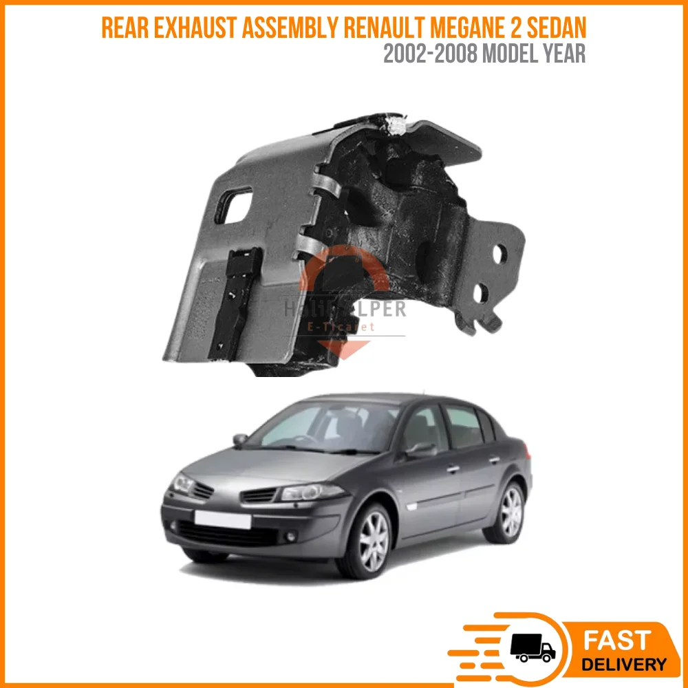 For Rear Exhaust Assembly Renault Megane Mk2 Sedan 2002-2008 High Quality Fast Shipping Reasonable Price Oem 8200035448