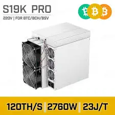 TOP-MINER Antminer S19k Pro 120th 2760W — новый биткойн-майнер с высокой энергетической эффективностью