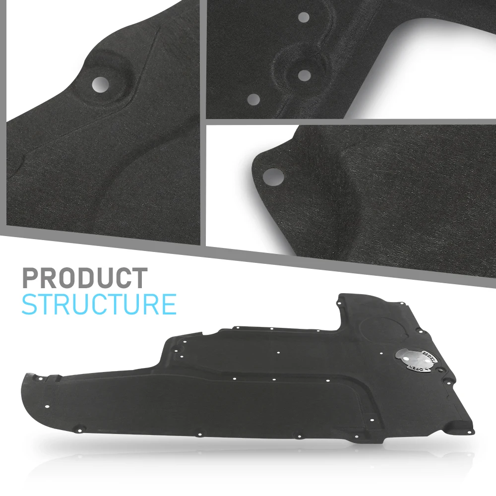 Osłona pod silnik środkowa pod osłoną Bm1228161 Pasuje do Bmw 528/535I 2011-2016 51757207147, Bm1228161 Bawełniane chlapacze