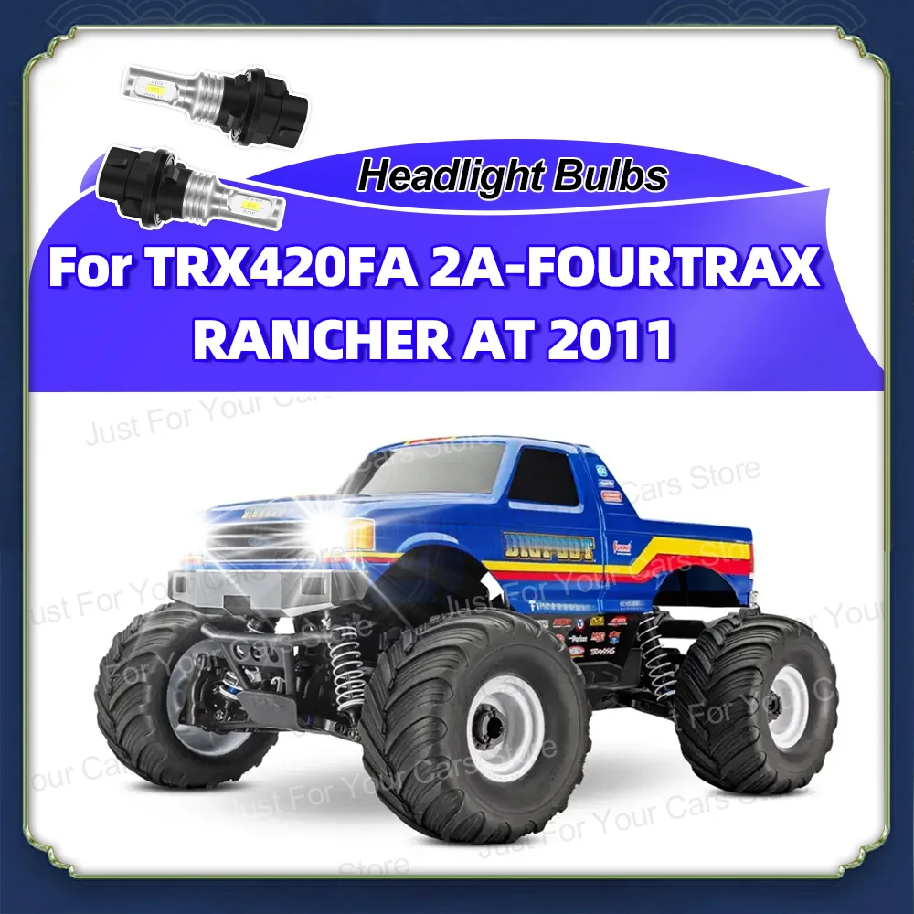 

2Pcs LED Headlight Bulb 34901 HP5 Lamps 90W 12V For 2011 TRX420FA 2A-FOURTRAX RANCHER AT