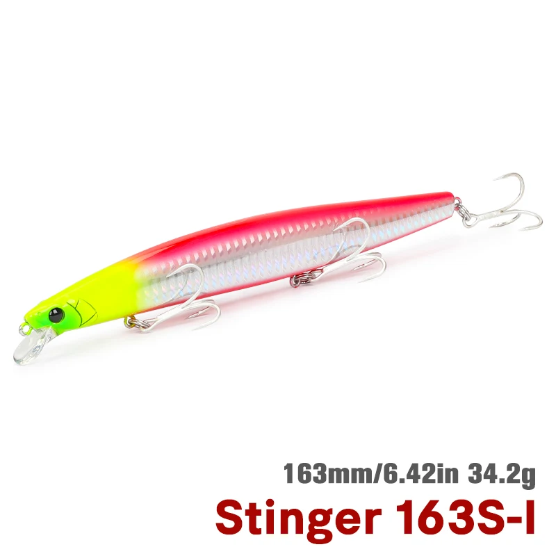 Tsurinoya stinger 163s sinkende Elritze sw Spiel Angel köder 163mm 34,2g Power Fishing Modell See barsch Flunder an Land großen Köder