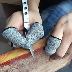 Protector anticortes para dedos, 10/20 piezas, funda protectora para el pulgar, guantes para la punta del dedo, herramientas de cocina