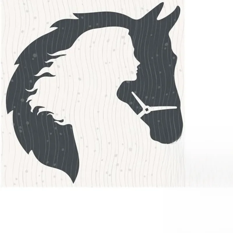Matrices de découpe en métal, moule de découpe pour femme et cheval, décoration pour Scrapbook, couteau artisanal en papier, moule à lame, pochoirs de poinçonnage