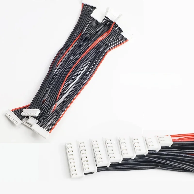 5 pièces 30cm 22AWG JST-XH 1S 2S 3S 4S 5S 6S 7S 8S Extension de fil d'équilibre Lipo câble chargé cordon de plomb pour chargeur de batterie RC Lipo